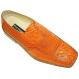 Liberty Burnt Orange Alligator Print Shoes #480